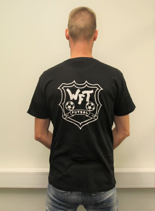 WFT T-paita rinta tekstillä + isolla selkä logolla
